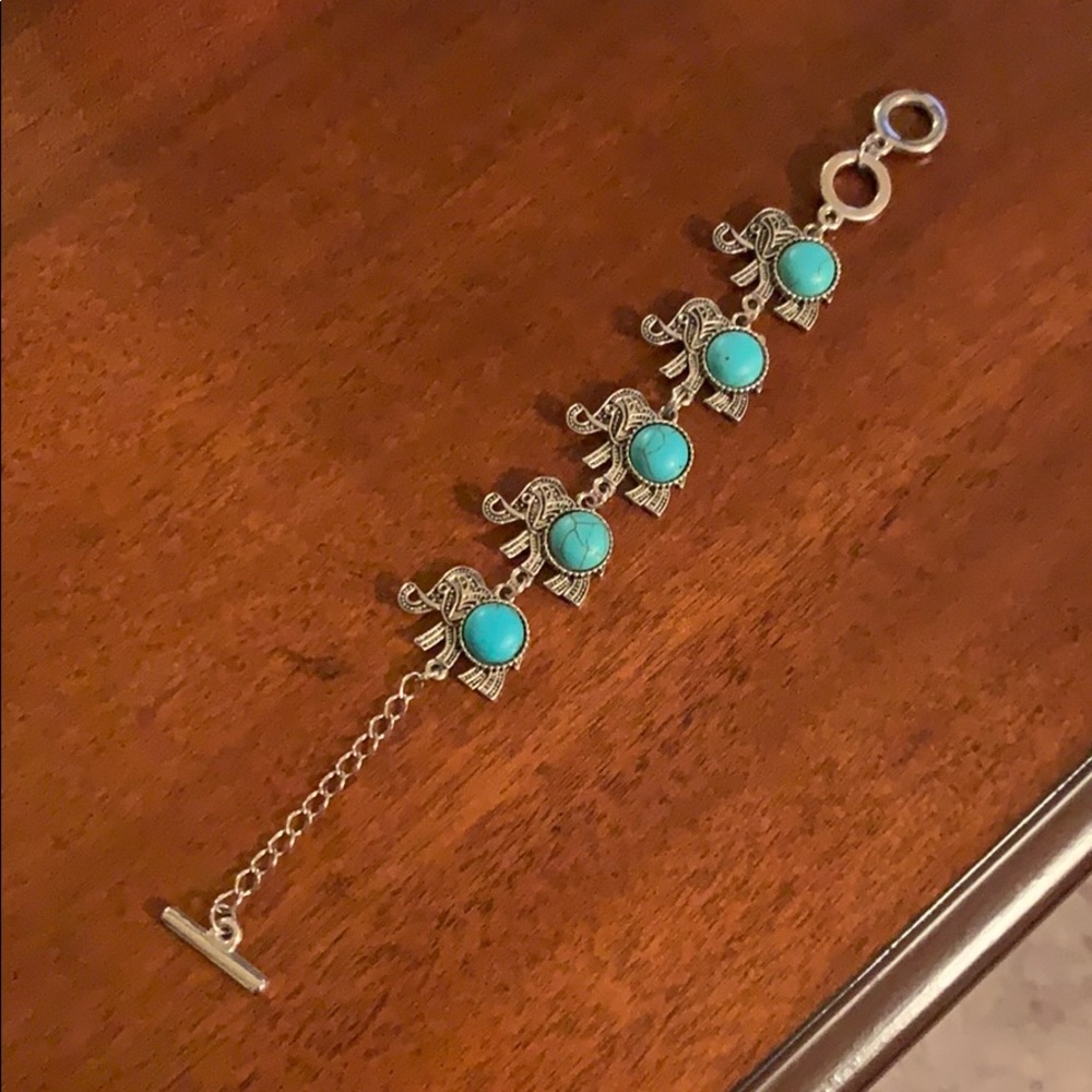 Turquoise Elephant bracelet